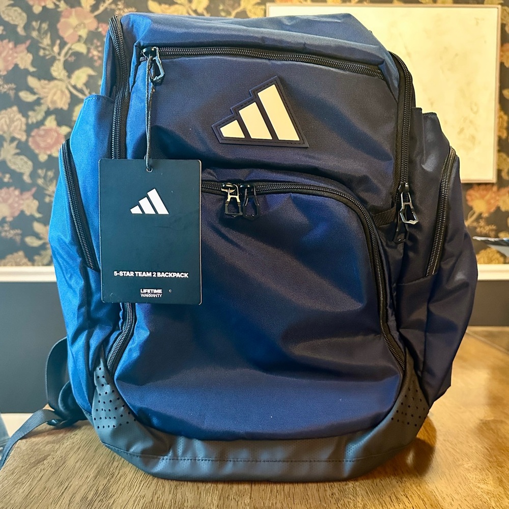 Adidas Navy Blue 5 Star 2 Team Backpack